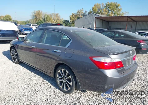 2015 Honda Accord Sport from USA, damaged, VIN 1HGCR2F57FA144683